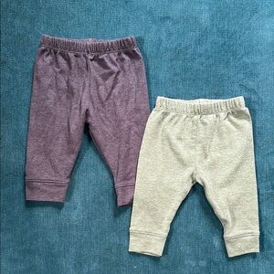 Kids' Comfy Pants Set - Purple and Gray